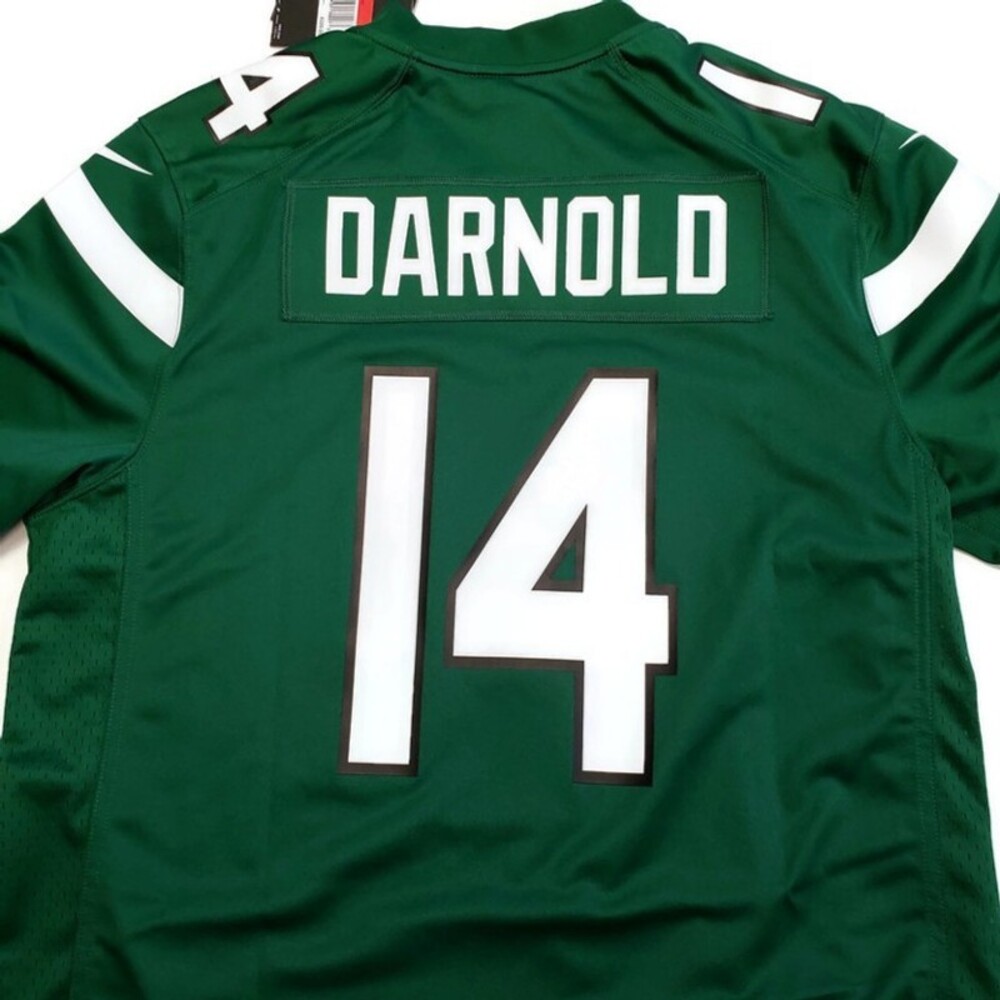 Nike New York Jets Sam Darnold Authentic On Field Home Jersey Green Mens Size L - Picture 5 of 8